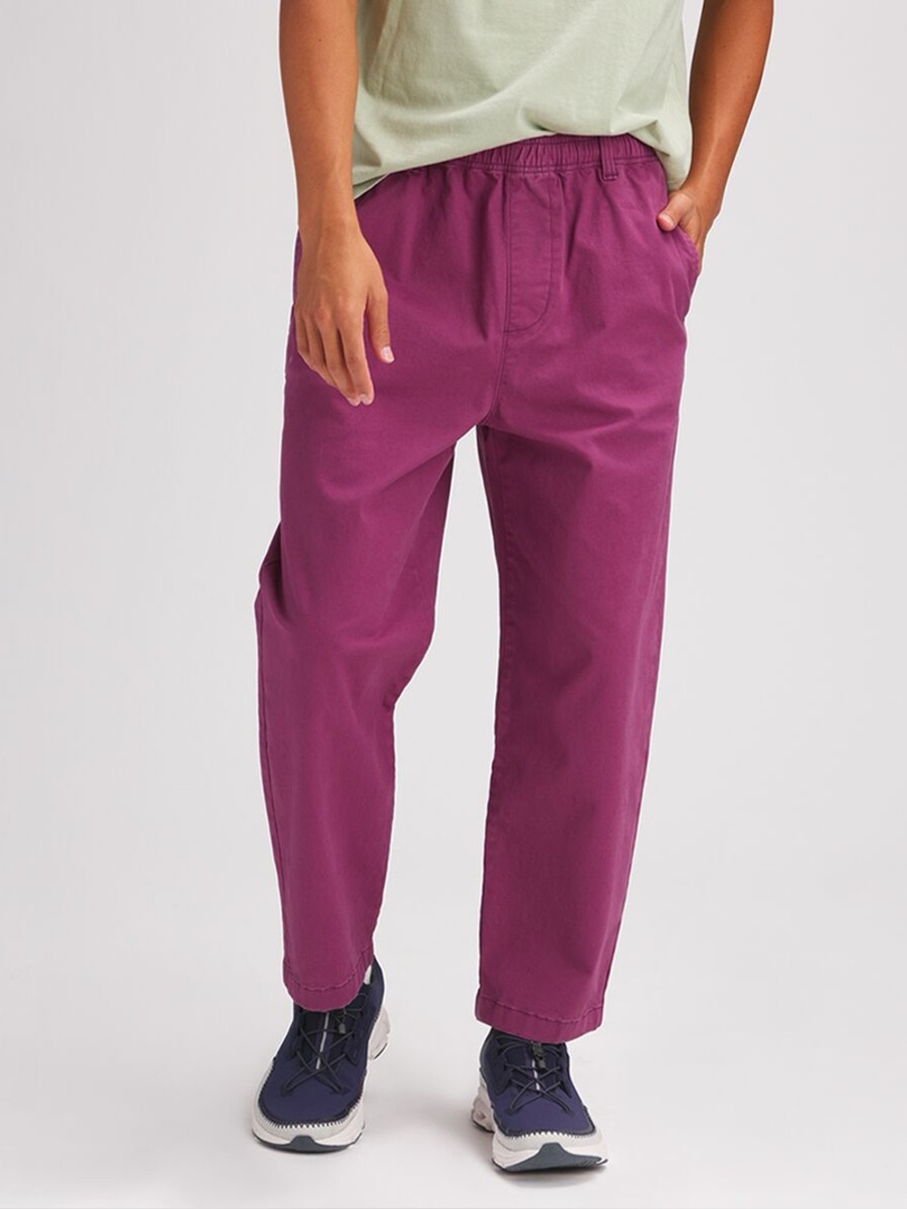 Urban Outfitters Men’s Pull On Pants Wide Leg Drawstring Purple